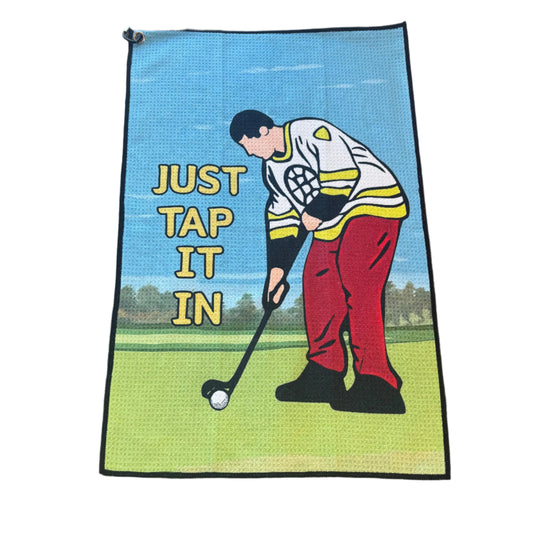 Golf Towel "Just Tap it in"