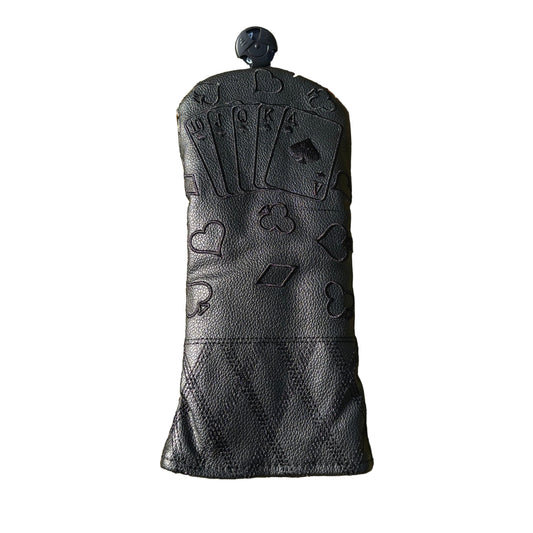 BNG & Co. Fairway Wood Cover “Deck of Cards Black”