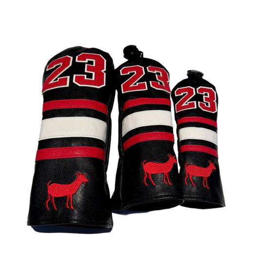 Custom 23 Headcovers Black (3pc. Set)